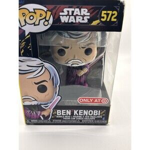 Funko Pop Star Wars Ben Kenobi #572 Target Exclusive Bobble Head Vinyl Figure